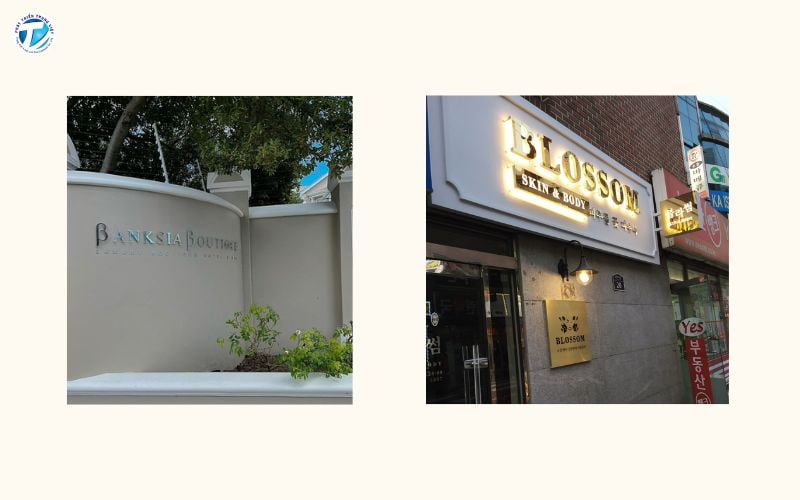 Thiết kế bảng hiệu chữ nổi dễ nhận diện